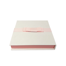 Boîte chocolat à abattant avec nœud élastique | Chocopack