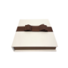Boîte chocolat à abattant avec nœud élastique | Chocopack