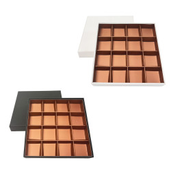 Compartiments (insert) pour boîte chocolat | ChocoPack