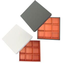 Compartiments (insert) pour boîte chocolat | ChocoPack