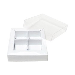 Boites trottoirs avec couvercle transparent