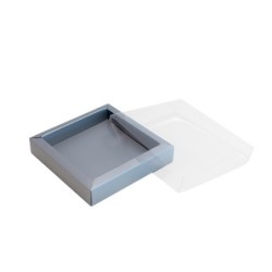 Boites trottoirs avec couvercle transparent