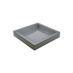 Boites trottoirs avec couvercle transparent