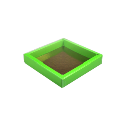 Boites trottoirs avec couvercle transparent