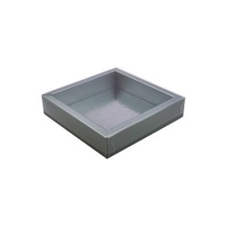 Boites trottoirs avec couvercle transparent