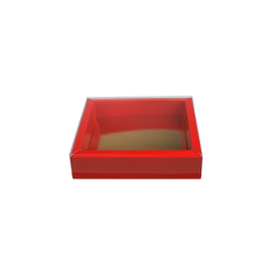 Boites trottoirs avec couvercle transparent