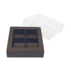 Boites trottoirs avec couvercle transparent