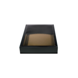 Boites trottoirs avec couvercle transparent