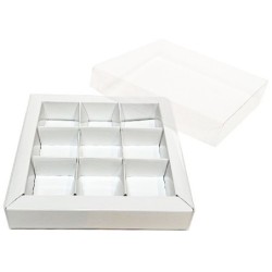 Boites trottoirs avec couvercle transparent