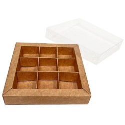 Boites trottoirs avec couvercle transparent