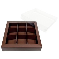 Boites trottoirs avec couvercle transparent