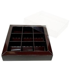 Boites trottoirs avec couvercle transparent