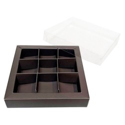 Boites trottoirs avec couvercle transparent