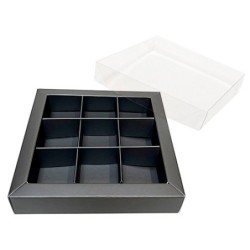 Boites trottoirs avec couvercle transparent