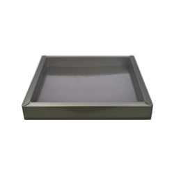 Boites trottoirs avec couvercle transparent