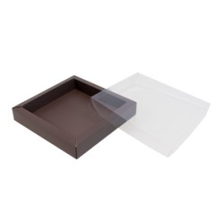 Boites trottoirs avec couvercle transparent