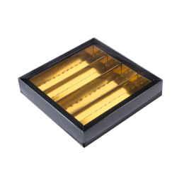 Boites trottoirs avec couvercle transparent