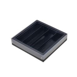 Boites trottoirs avec couvercle transparent