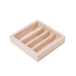 Boites trottoirs avec couvercle transparent