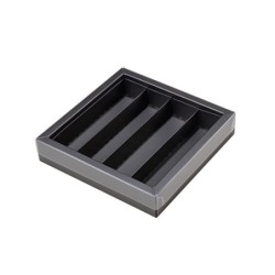 Boites trottoirs avec couvercle transparent