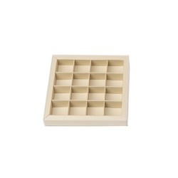 Boites trottoirs avec couvercle transparent