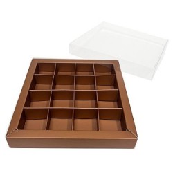 Boites trottoirs avec couvercle transparent