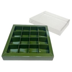 Boites trottoirs avec couvercle transparent