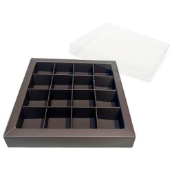 Boites trottoirs avec couvercle transparent