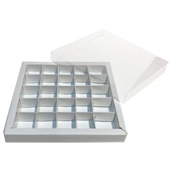 Boites trottoirs avec couvercle transparent