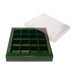 Boites trottoirs avec couvercle transparent