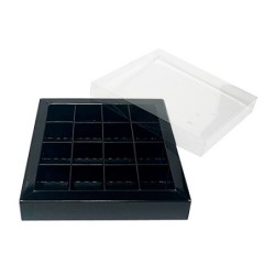 Boites trottoirs avec couvercle transparent