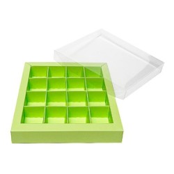 Boites trottoirs avec couvercle transparent