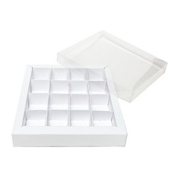 Boites trottoirs avec couvercle transparent