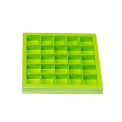 Boites trottoirs avec couvercle transparent