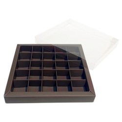 Boites trottoirs avec couvercle transparent