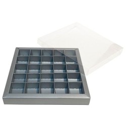 Boites trottoirs avec couvercle transparent