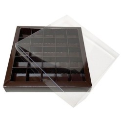 Boites trottoirs avec couvercle transparent