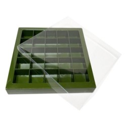 Boites trottoirs avec couvercle transparent