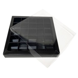 Boites trottoirs avec couvercle transparent