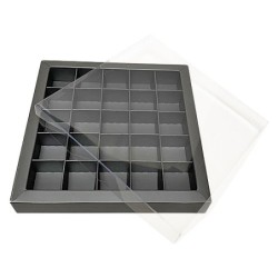 Boites trottoirs avec couvercle transparent