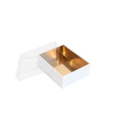 Boites pour biscuits avec couvercle transparent