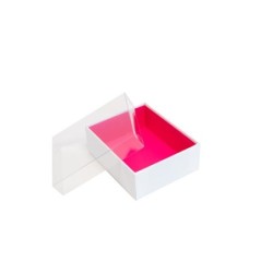 Boites pour biscuits avec couvercle transparent