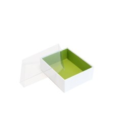 Boites pour biscuits avec couvercle transparent