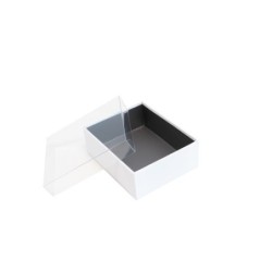 Boites pour biscuits avec couvercle transparent