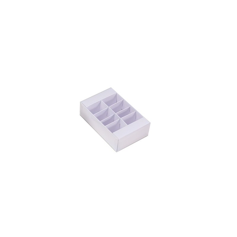 Boites pour macarons avec couvercle transparent