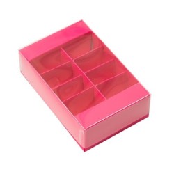 Boites pour macarons avec couvercle transparent