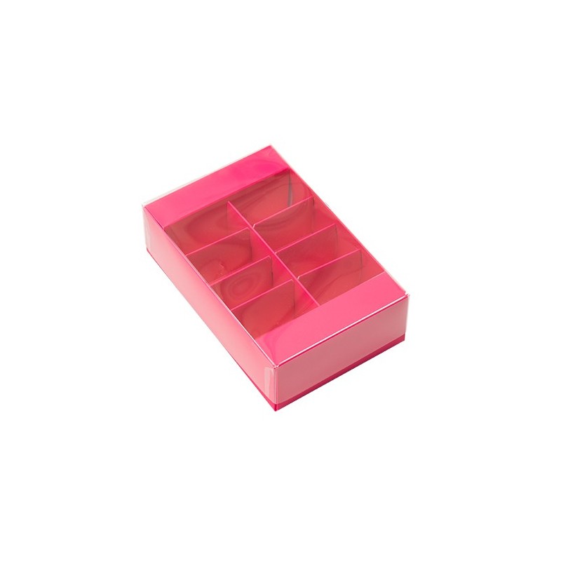 Boites pour macarons avec couvercle transparent