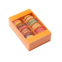 Boites pour macarons avec couvercle transparent